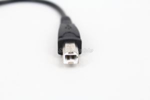 USB 2.0 สายเคเบิลต่อขยายตัวเมียถึงตัวผู้ B