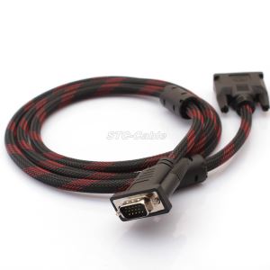ไนลอนถักเปีย 15 M/M สาย VGA สาย VGA
