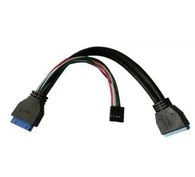 USB 3.0 20pin เมนบอร์ดชายหญิงกับสาย USB2.0 9pin